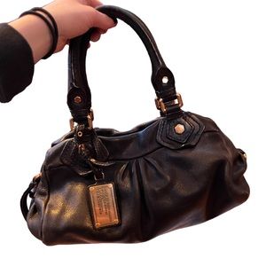 Marc by Marc Jacobs Black Small Genuine Leather Handbag